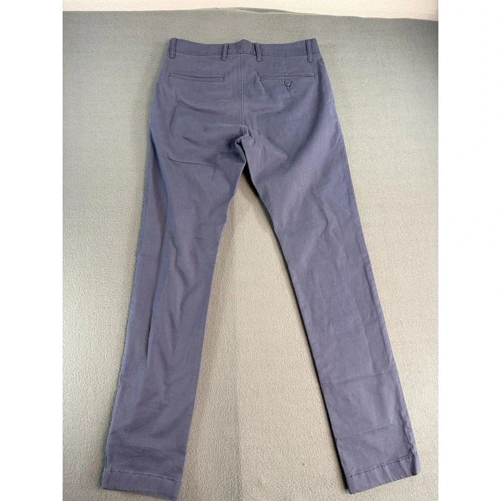 J.Crew 484 Slim Chino Pants Mens 29x32 Blue Slim Fit Stretch Business Casual